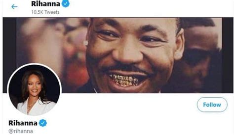 Rihanna posted a pic of MLK with Grillz and them agents  .